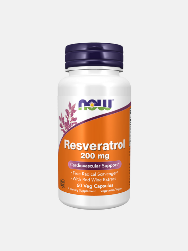 RESVERATROL 200mg – 60 cáp. – NOW