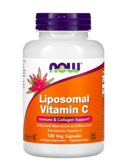 VITAMINA C LIPOSSOMAL - 120 cáp. - NOW