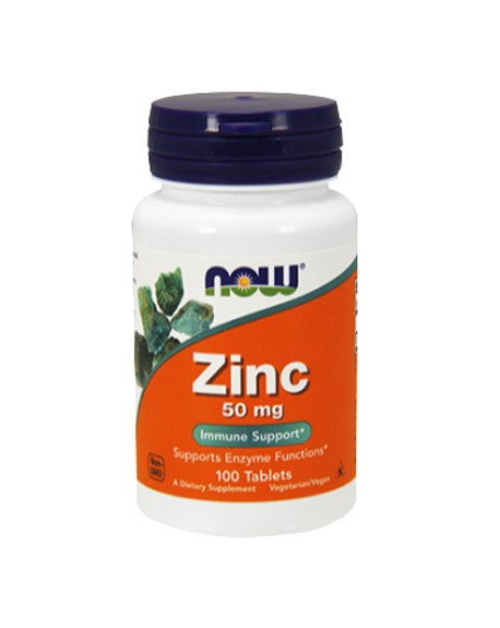 ZINC GLUCONATE 50MG – 100 COMPRIMIDOS – NOW