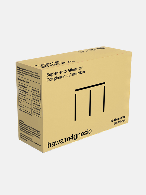 HAWAM4GNESIO-Hawa-M4gnesio-30-saquetas-2MPharma-Nutribio